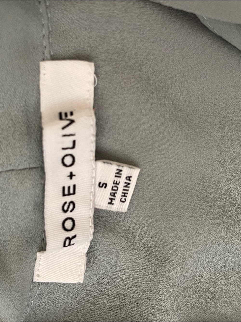 Rose & Olive Sleeveless V-Neck Camisole in Sage - Picture 2 of 10
